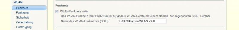 Fritz Box WLAN Reiter